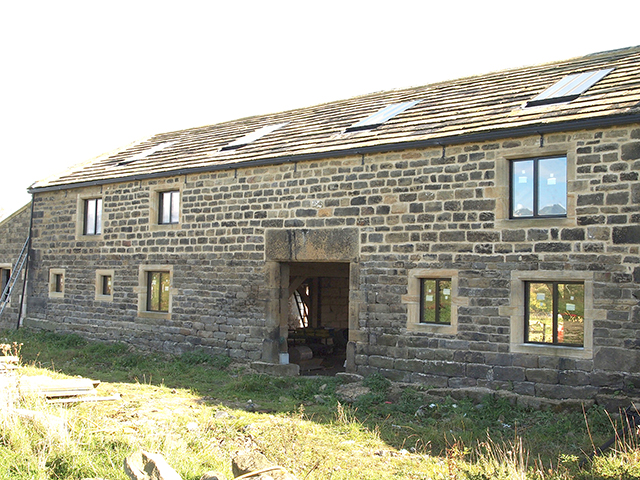 Heritage spec fitted windows and custom stonework in barn conversion by J and M Jeffery heritage spec fitted windows and custom stonework, barn conversion